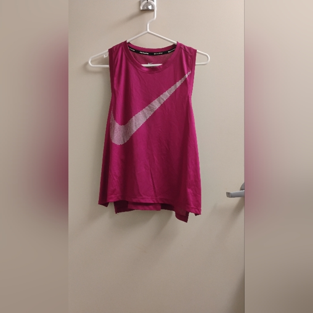Nike City Core Dry Metallic Logo Tank Top Sz L